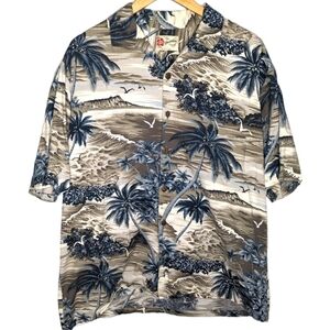 Hilo Hattie Original Hawaiian Shirt Button Down Mens XL